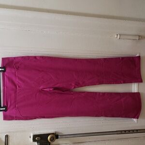 Pink pull on pants size large